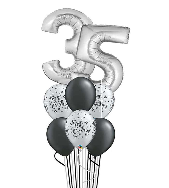 Any Age In Silver And Black Color