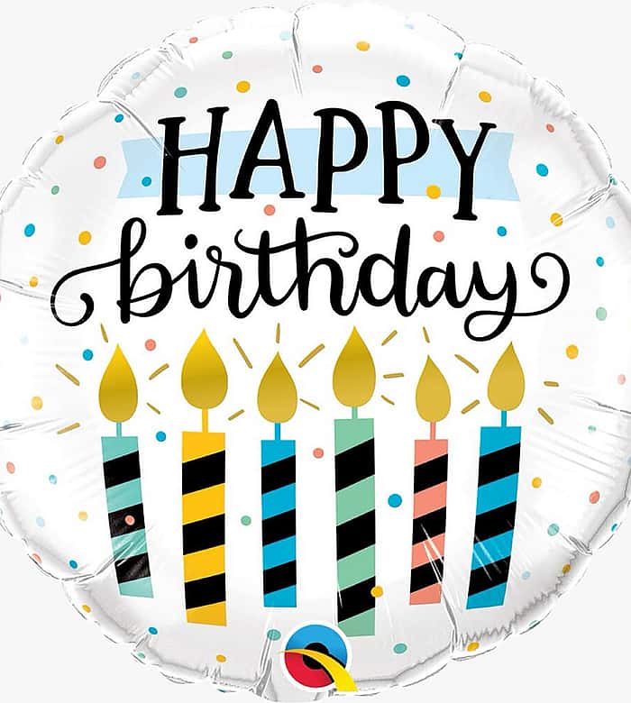 Birthday Foil Candle Balloon