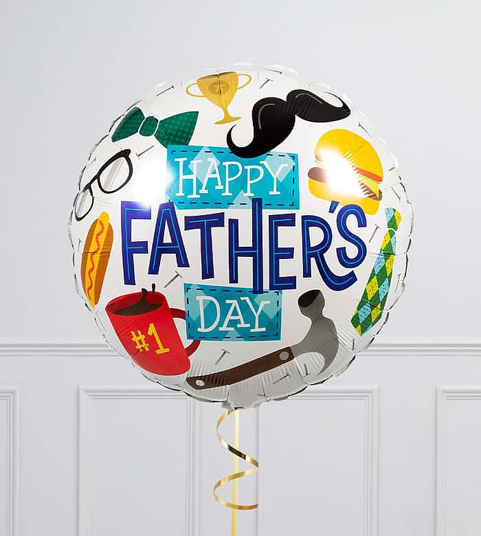 Bits and Bobs Father's Day Inflated Foil Balloons