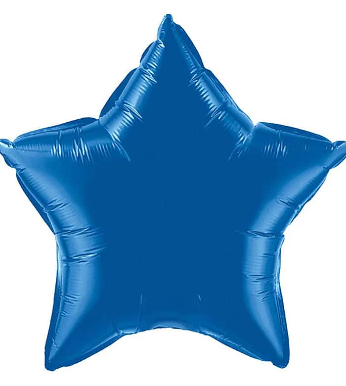 Blue Star Foil Balloon
