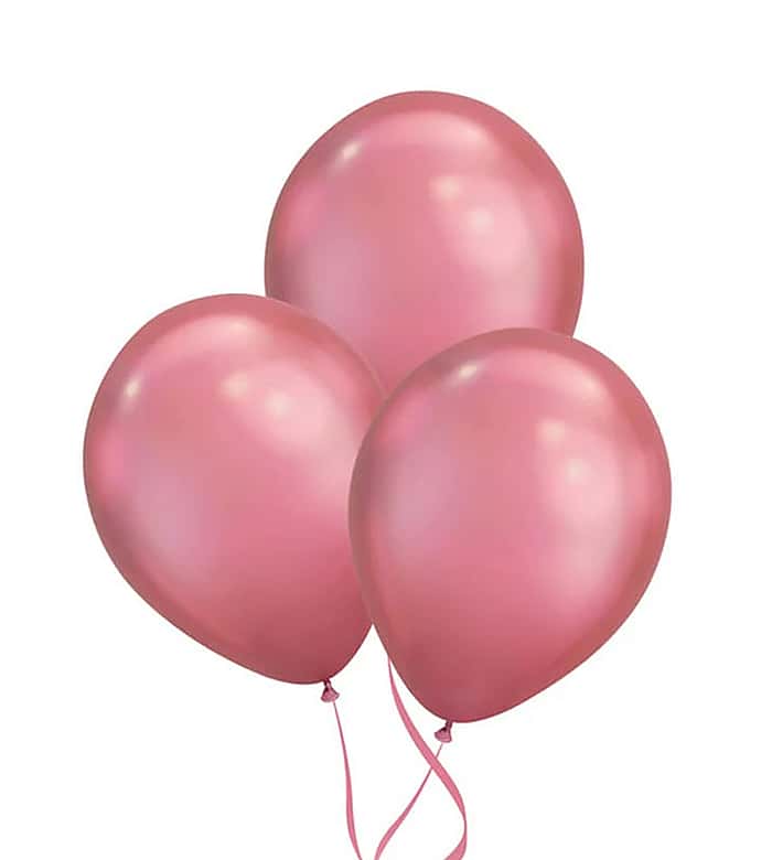 Chrome Mauve Balloon Package