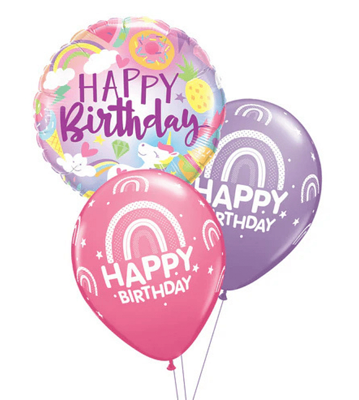 Fantastical Fun Birthday Balloon Table Centerpiece