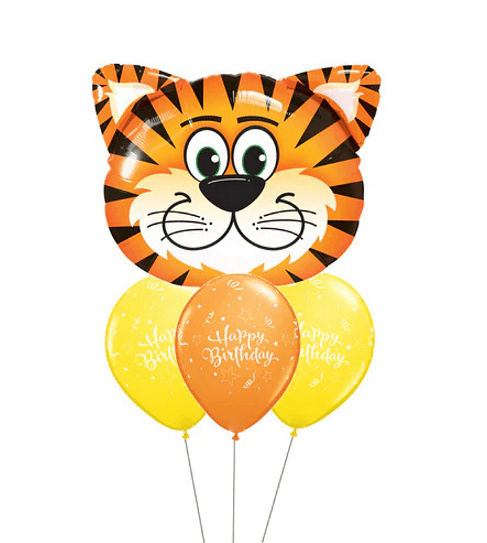 Giant Tiger Balloon Bouquet Floor Bouquet