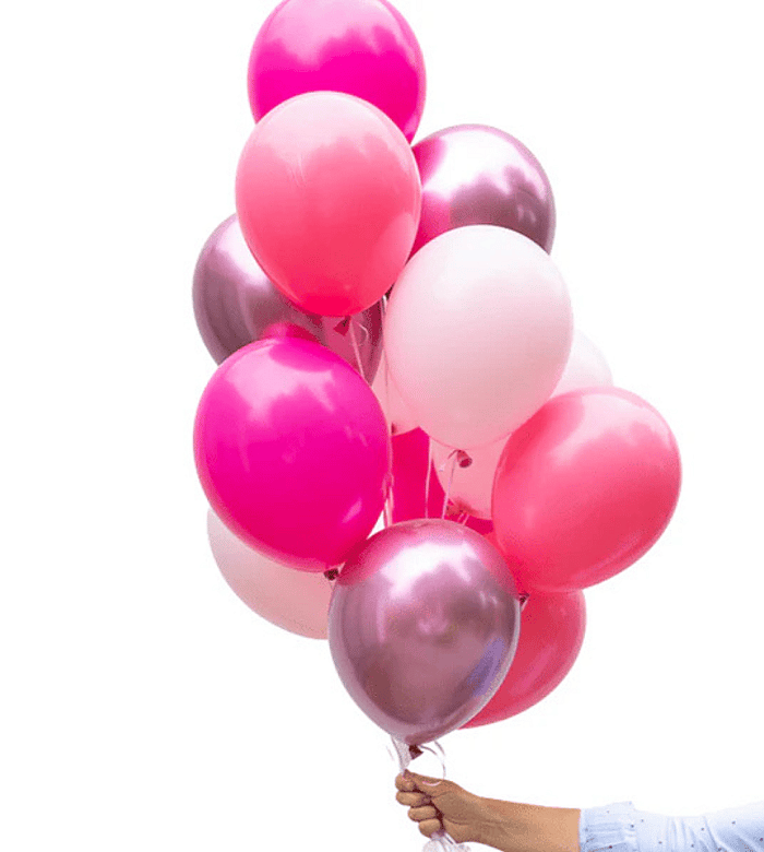 In The Pink Balloon Mix (11 Pieces)