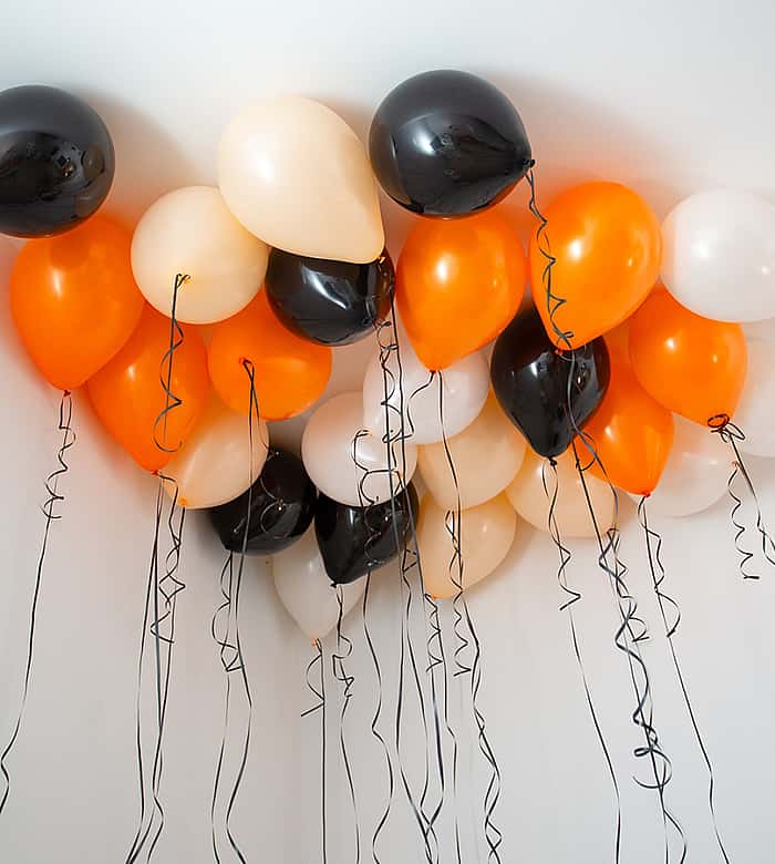 Pumpkin Patch Halloween Helium Ceiling Balloons x 25