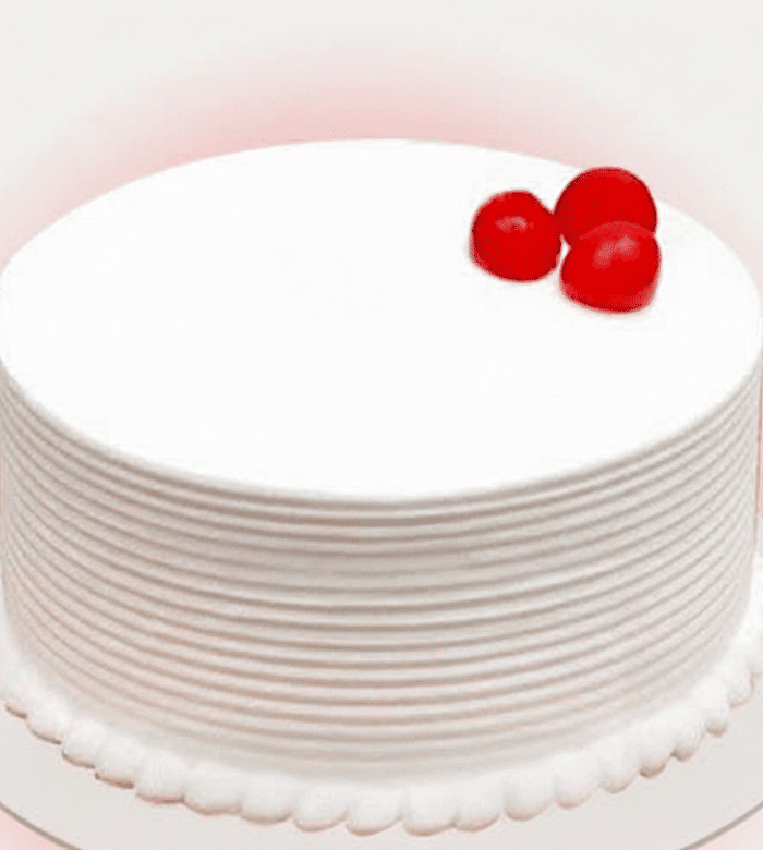 White Cake with Cream