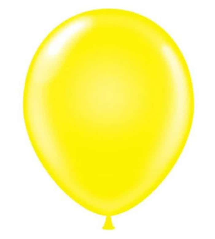 Yellow Rubber Balloon