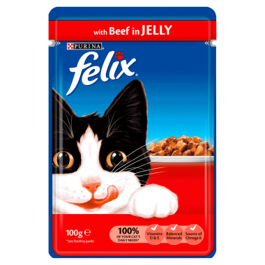 Felix Sachet Beef Jelly