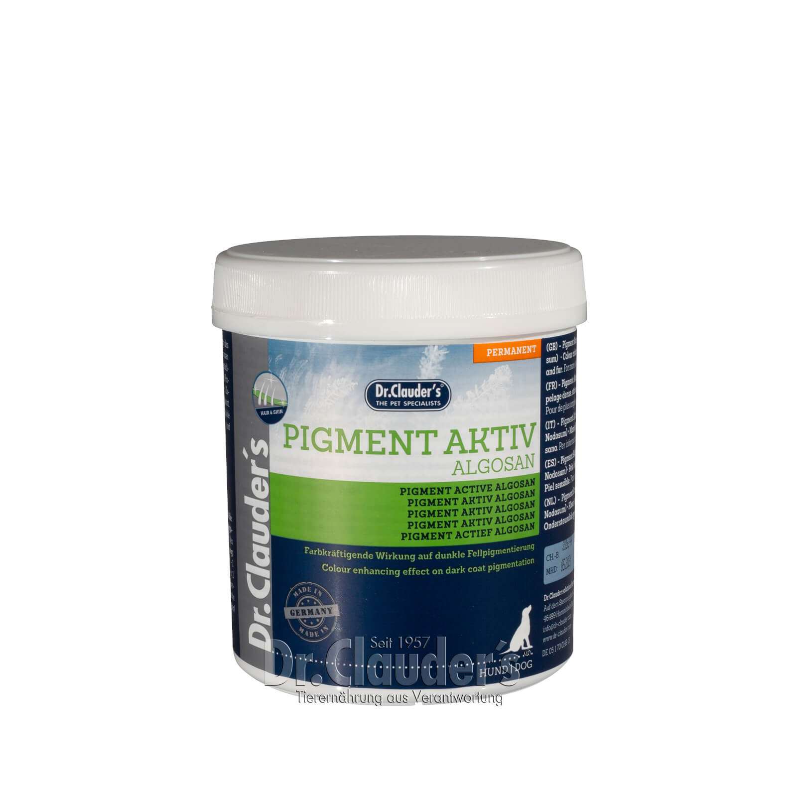 Dr.Clauder’s Hair & Skin for cats and dogs- Pigment Active Algosan