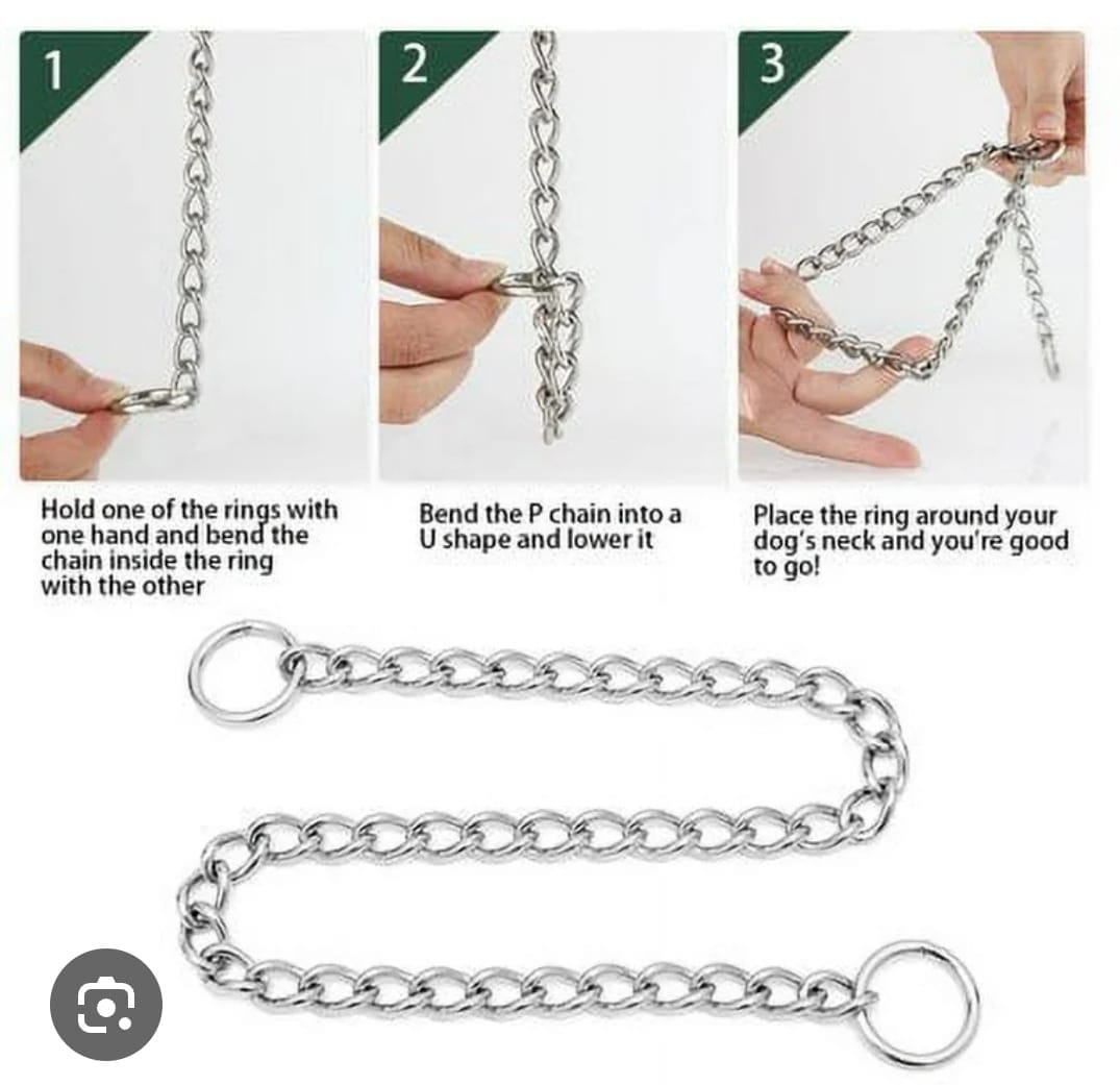 Extra Fine Choke Chain Collar