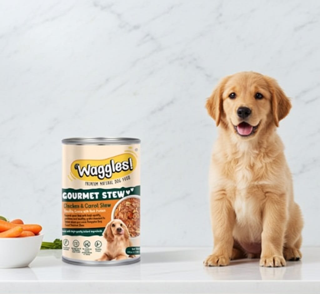 Waggles Dog Gourmet Chicken & Carrot Stew